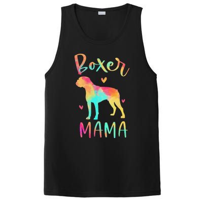 Boxer Mama Colorful Boxer Gifts Dog Mom PosiCharge Competitor Tank