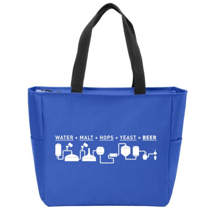 Beer Making Cycle Diagram For Homebrew Meaningful Gift Zip Tote Bag