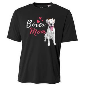 Boxer Mom Cute German Boxer Lover Dog Owner Cooling Performance Crew T-Shirt