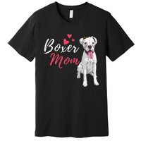 Boxer Mom Cute German Boxer Lover Dog Owner Premium T-Shirt