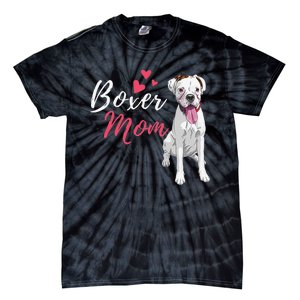 Boxer Mom Cute German Boxer Lover Dog Owner Tie-Dye T-Shirt