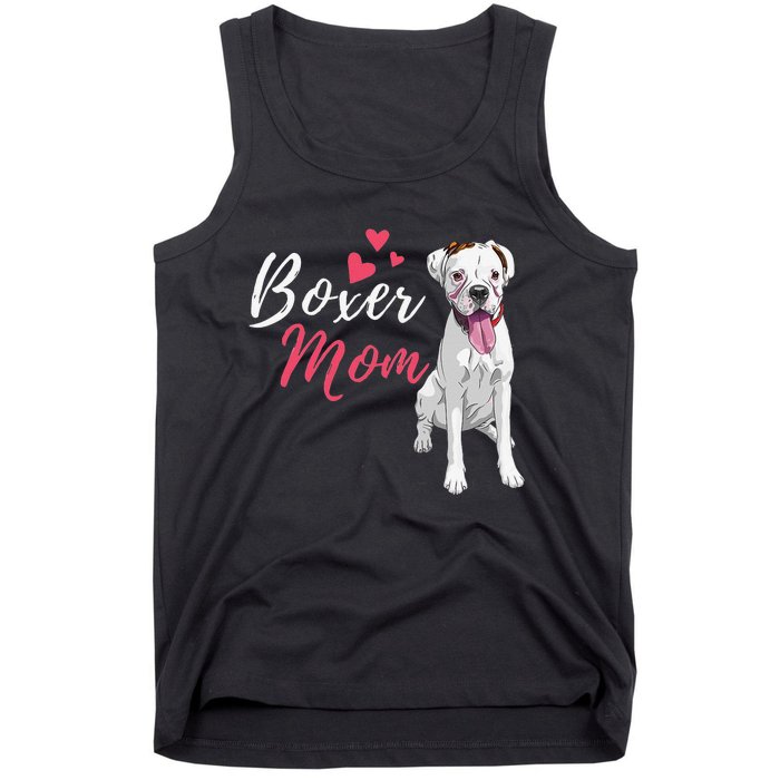 Boxer Mom Cute German Boxer Lover Dog Owner Tank Top