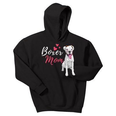 Boxer Mom Cute German Boxer Lover Dog Owner Kids Hoodie