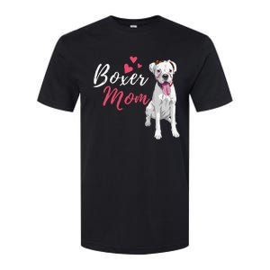 Boxer Mom Cute German Boxer Lover Dog Owner Softstyle CVC T-Shirt