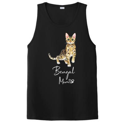 Bengal Mom Cute Cat Mother Kitten Gift PosiCharge Competitor Tank