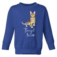 Bengal Mom Cute Cat Mother Kitten Gift Toddler Sweatshirt