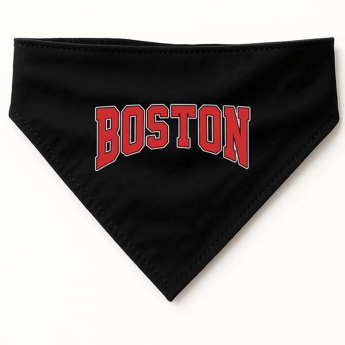 Boston Massachusetts Classic Curve USA-Made Doggie Bandana