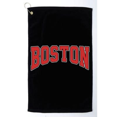 Boston Massachusetts Classic Curve Golf Towel