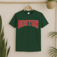 Boston Massachusetts Classic Curve T-Shirt