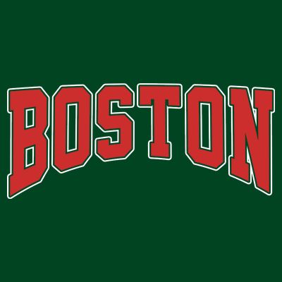 Boston Massachusetts Classic Curve T-Shirt