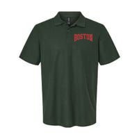 Boston Massachusetts Classic Curve Softstyle Adult Sport Polo