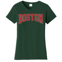 Boston Massachusetts Classic Curve Women's T-Shirt