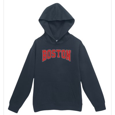 Boston Massachusetts Classic Curve Urban Pullover Hoodie