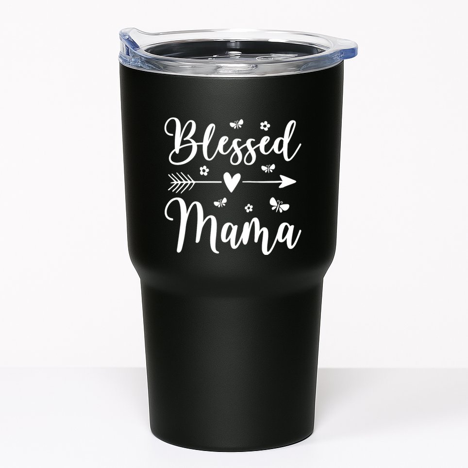 Blessed Mama Cute Sweet Mom MotherS Day Tumbler