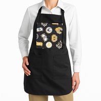 Bitcoin Money Currency Pixel Apron