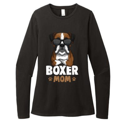 Boxer Mom Dog Women Womens CVC Long Sleeve Shirt