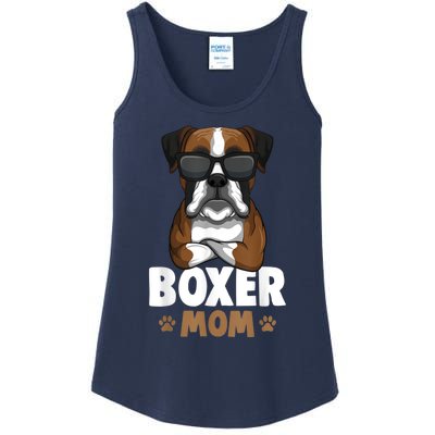 Boxer Mom Dog Women Ladies Essential Tank