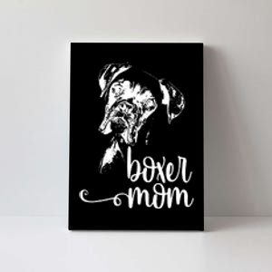 BOXER MOM DOG FACE SHIRT DOG LOVERS BOXER MOM GIFT Canvas