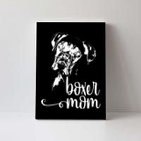 BOXER MOM DOG FACE SHIRT DOG LOVERS BOXER MOM GIFT Canvas