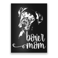 BOXER MOM DOG FACE SHIRT DOG LOVERS BOXER MOM GIFT Poster