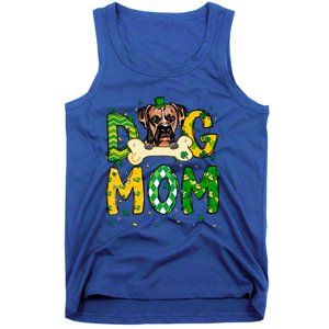 Boxer Mom Dog Mom Shamrock St Patrick's Day Gift Tank Top