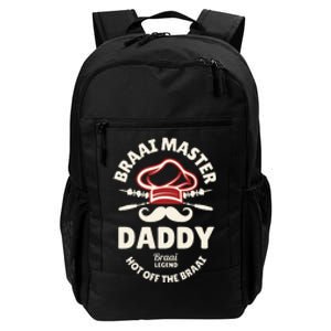 Braai Master Daddy Braai Legend South African Dad Daily Commute Backpack