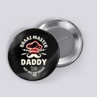 Braai Master Daddy Braai Legend South African Dad Button