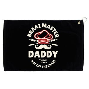 Braai Master Daddy Braai Legend South African Dad Grommeted Golf Towel