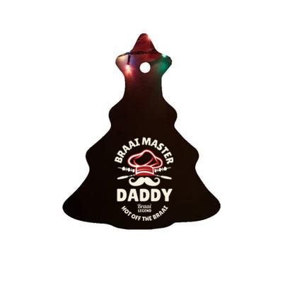 Braai Master Daddy Braai Legend South African Dad Ceramic Tree Ornament