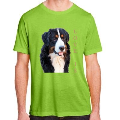 Bernese Mountain Dog Gift Dog Mom Love Gift Adult ChromaSoft Performance T-Shirt