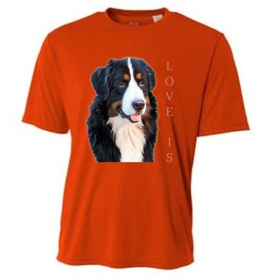 Bernese Mountain Dog Gift Dog Mom Love Gift Cooling Performance Crew T-Shirt