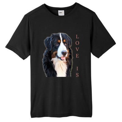 Bernese Mountain Dog Gift Dog Mom Love Gift Tall Fusion ChromaSoft Performance T-Shirt