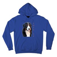 Bernese Mountain Dog Gift Dog Mom Love Gift Hoodie