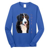 Bernese Mountain Dog Gift Dog Mom Love Gift Long Sleeve Shirt