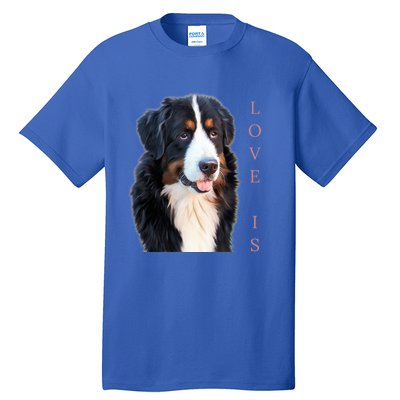 Bernese Mountain Dog Gift Dog Mom Love Gift Tall T-Shirt