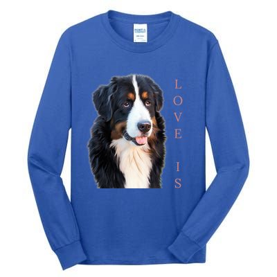 Bernese Mountain Dog Gift Dog Mom Love Gift Tall Long Sleeve T-Shirt