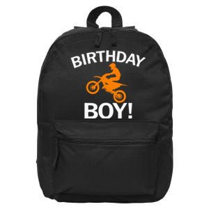 Birthday MX Dirt Bike Motocross 16 in Basic Backpack