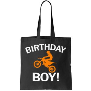 Birthday MX Dirt Bike Motocross Tote Bag