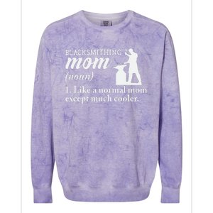 Blacksmith Mom Definition Colorblast Crewneck Sweatshirt