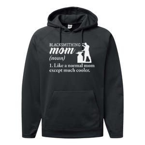 Blacksmith Mom Definition Performance Fleece Hoodie