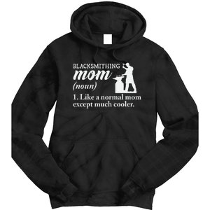 Blacksmith Mom Definition Tie Dye Hoodie