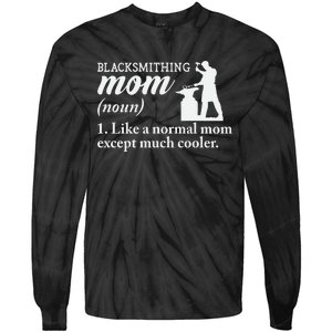 Blacksmith Mom Definition Tie-Dye Long Sleeve Shirt