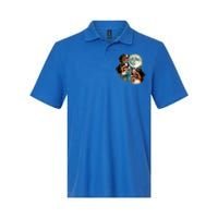 Bernese Mountain Dog Moon 3 Howling Canines Parody Dog Softstyle Adult Sport Polo