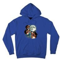 Bernese Mountain Dog Moon 3 Howling Canines Parody Dog Tall Hoodie