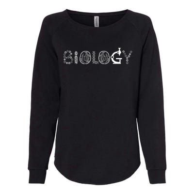 Biology Microscope Dna Teacher Paramecium Gift Idea Womens California Wash Sweatshirt