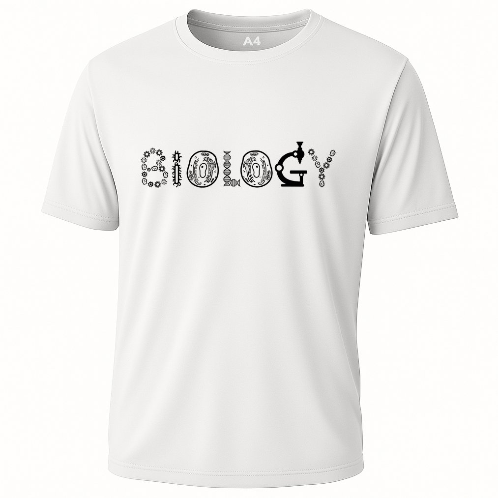 Biology Microscope Dna Teacher Paramecium Gift Idea Cooling Performance Crew T-Shirt