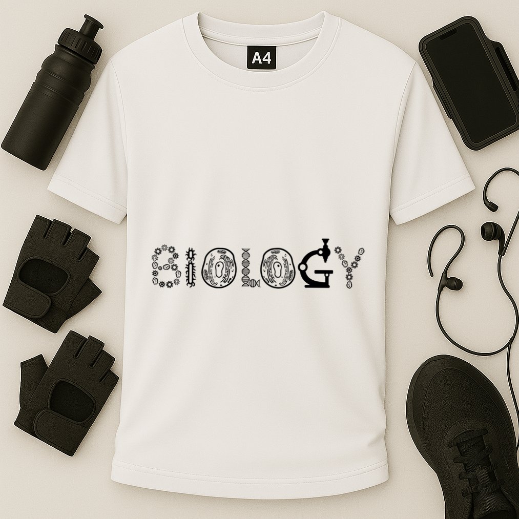 Biology Microscope Dna Teacher Paramecium Gift Idea Cooling Performance Crew T-Shirt