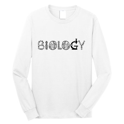 Biology Microscope Dna Teacher Paramecium Gift Idea Long Sleeve Shirt