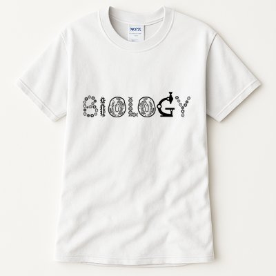 Biology Microscope Dna Teacher Paramecium Gift Idea Tall T-Shirt