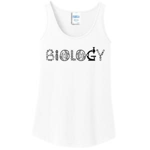 Biology Microscope Dna Teacher Paramecium Gift Idea Ladies Essential Tank